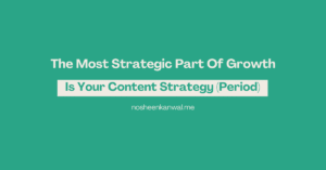 See my detailed take on what content strategy is and how I figure it out for my clients and brands.