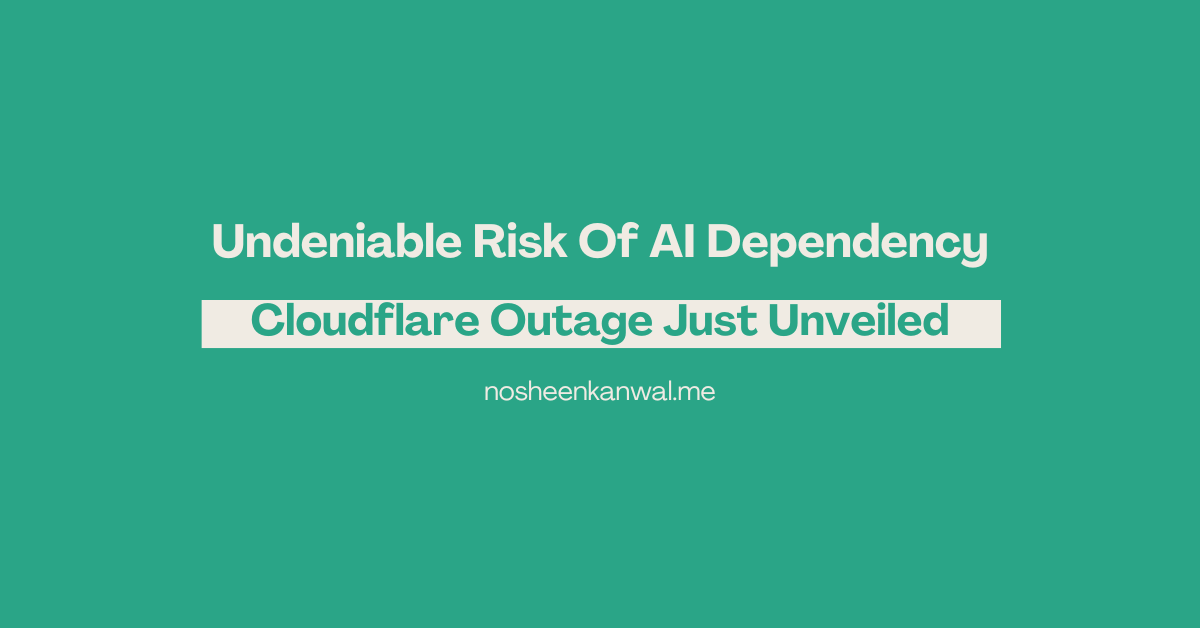 What Just Happened? Cloudflare Outage Crippled AI Content Production